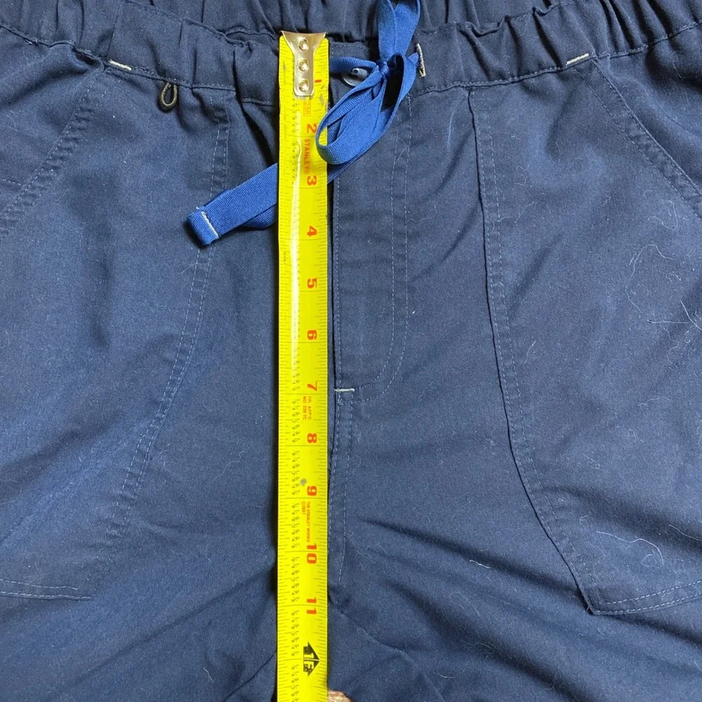 FIGS Leon Two-Pocket‎ Scrub Pants Navy Blue Mens PM5900 Straight Leg Cargo Small